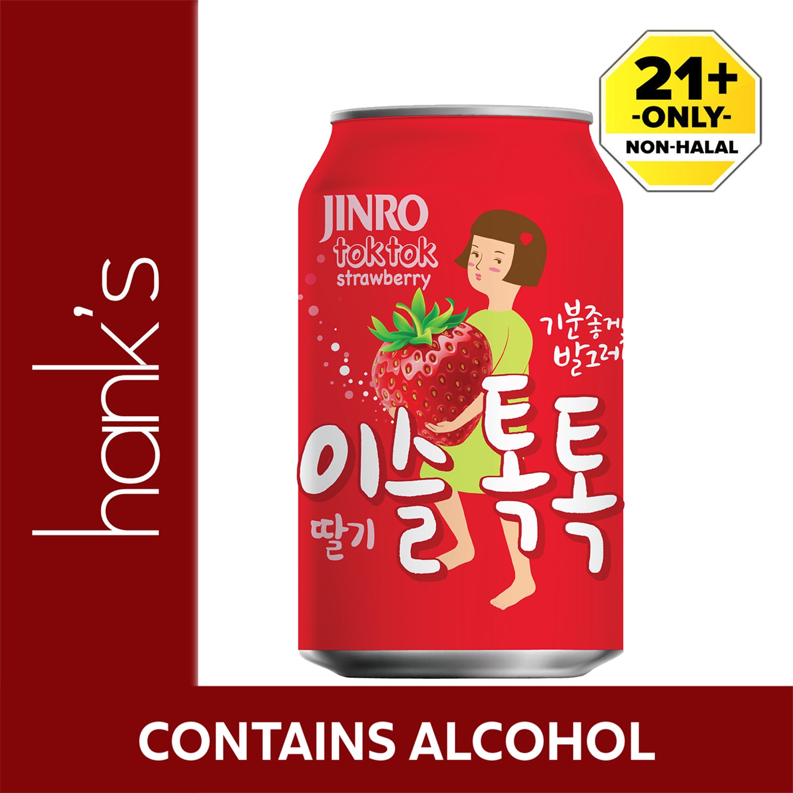 Jinro Tok Tok Strawberry 360ml