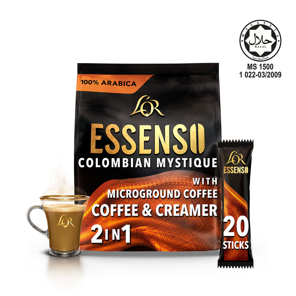 Lor Essenso Microground Coffee 2 in 1 Colombian Mystique 16g x 20