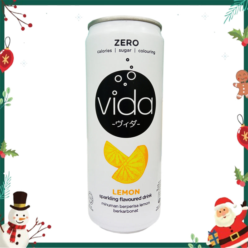 Vida Zero Lemon Sparkling Drink 325ml