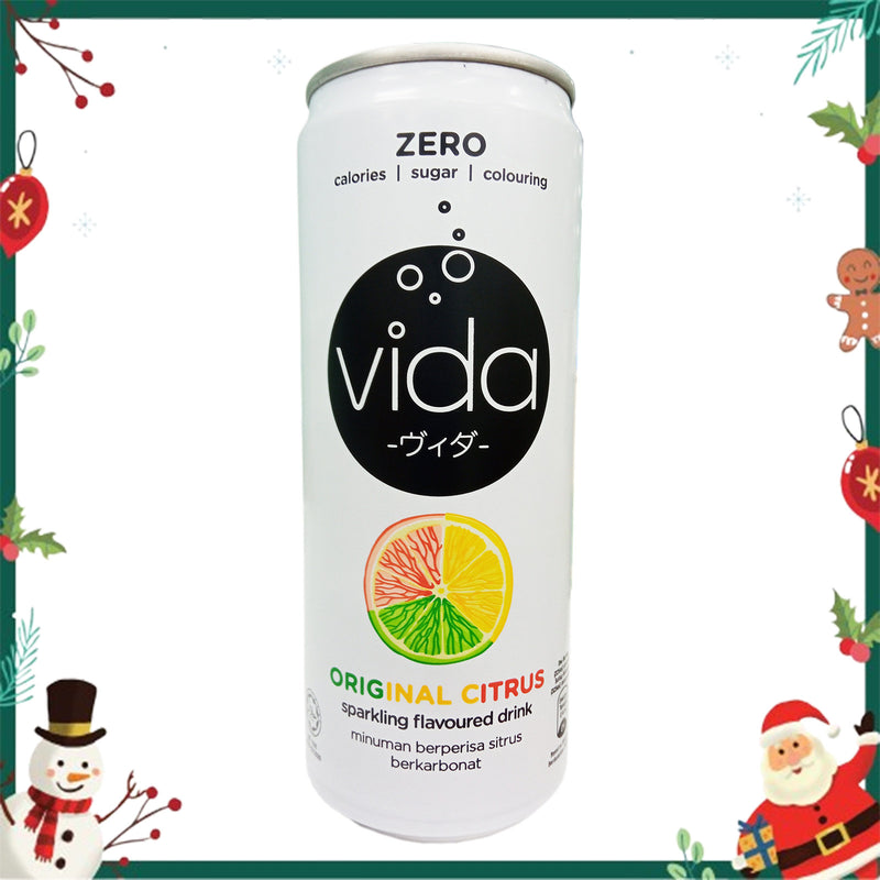 Vida Zero Original Citrus Sparkling Drink 325ml