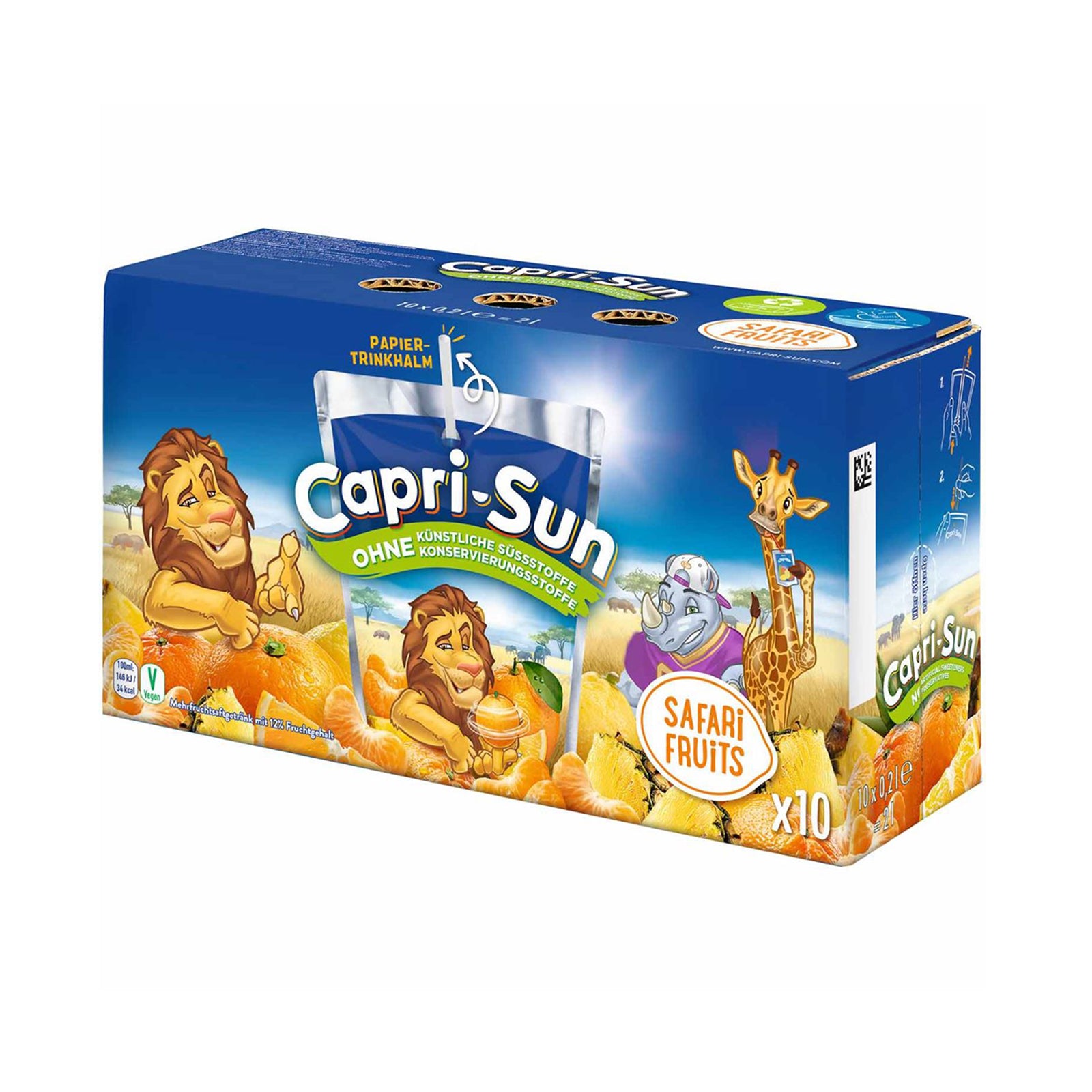 Caprisun Safari Fruit Drink Pouch 200ml