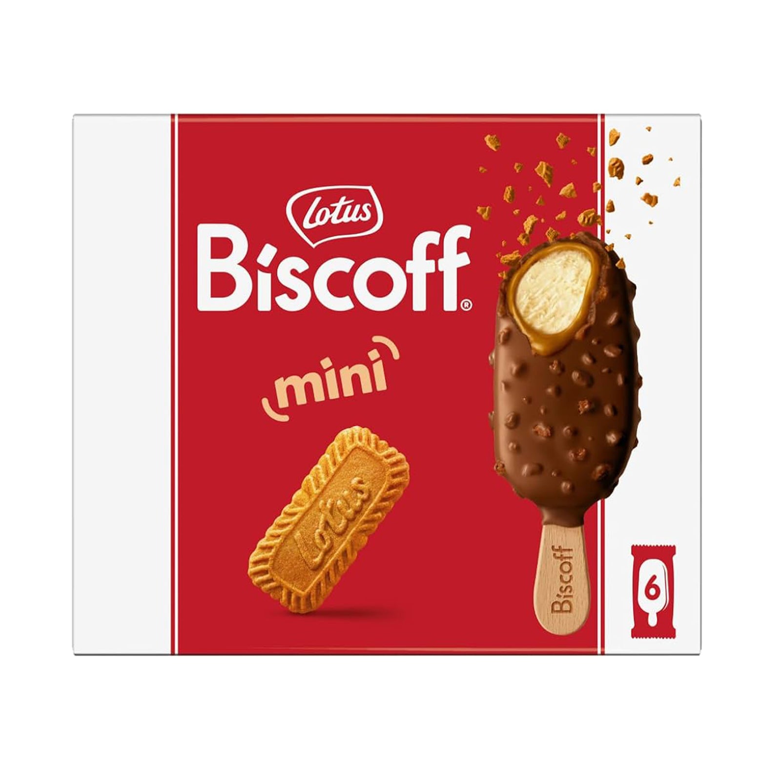 Lotus Biscoff Mini Ice Cream Sticks 60ml