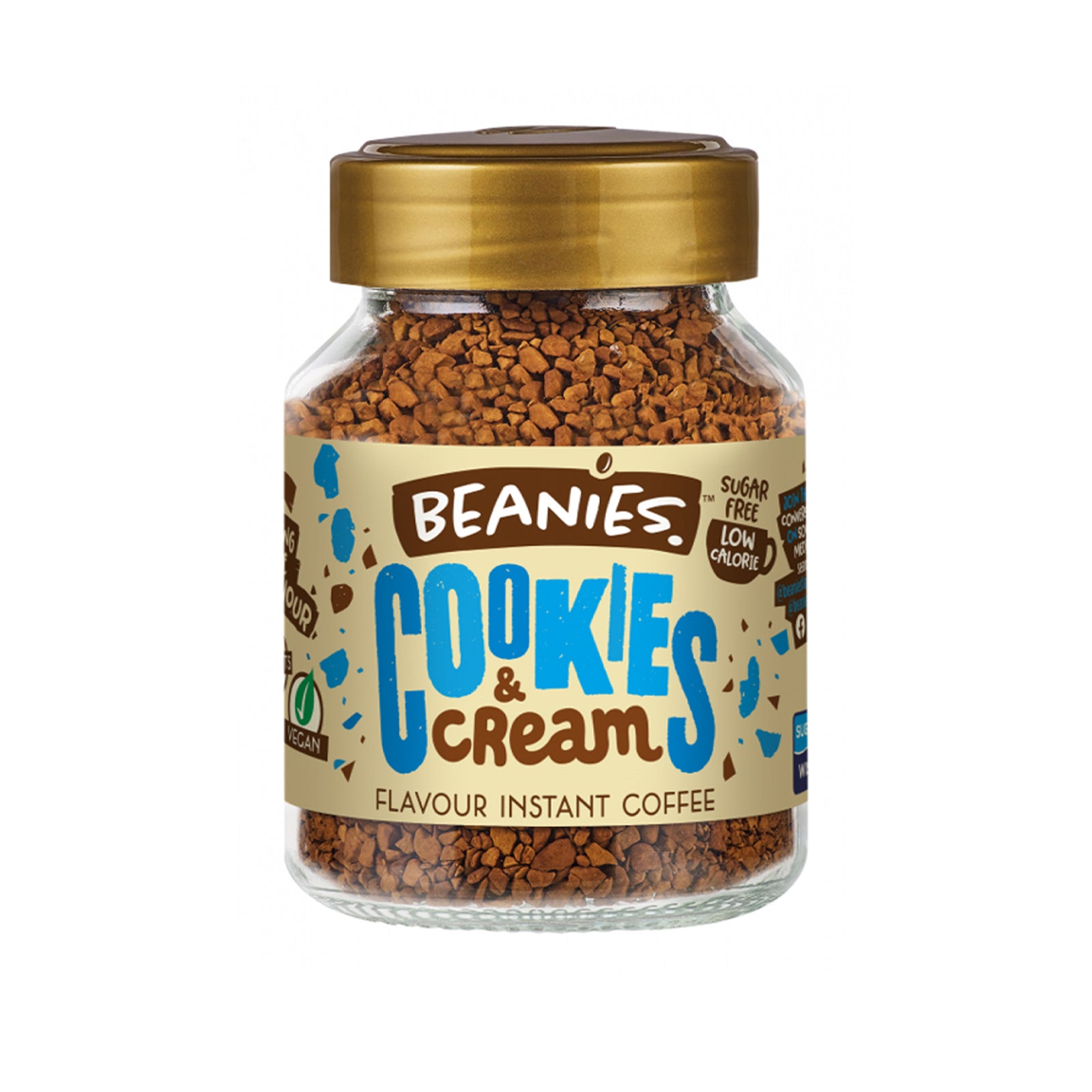 Beanies Cookies and Cream Instant Coffee 50g