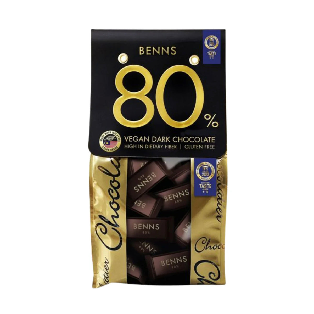 Benns 80% Dark Chocolate 138g