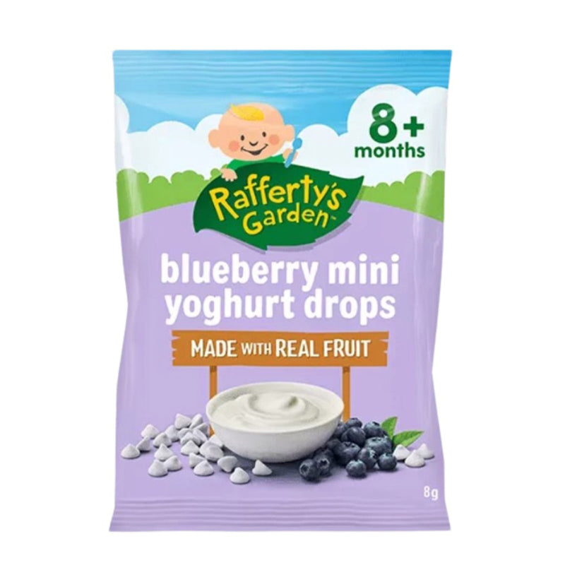 Raffertys Garden Mini Yoghurt Drops Blueberry 8g