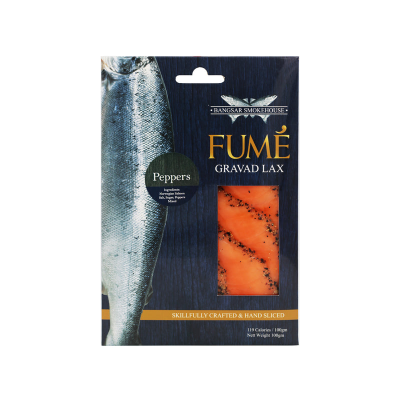 Fume Mixed Pepper Gravlax 100g