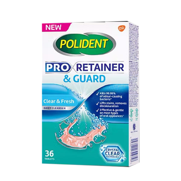Polident PRO Retainer and Guard Cleanser 36pcs/pack