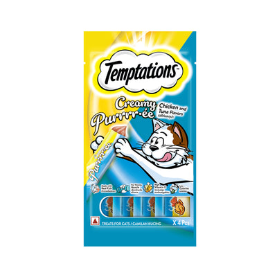 Temptations Creamy Puree Chicken & Tuna 48g