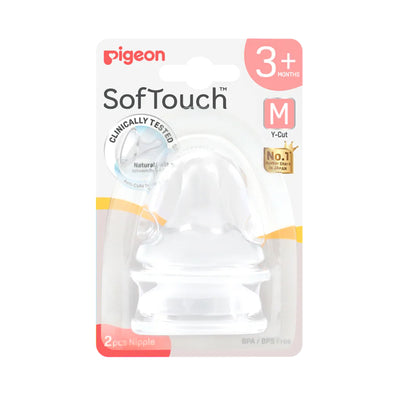 Pigeon SofTouch Teat M 2pcs/pack