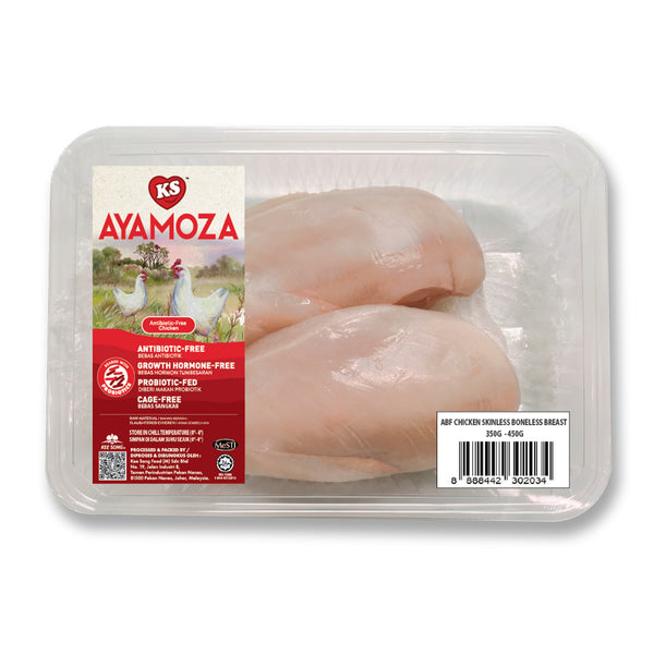KS Ayamoza ABF Boneless Skinless Chicken Breast 400g+/- (highest price)