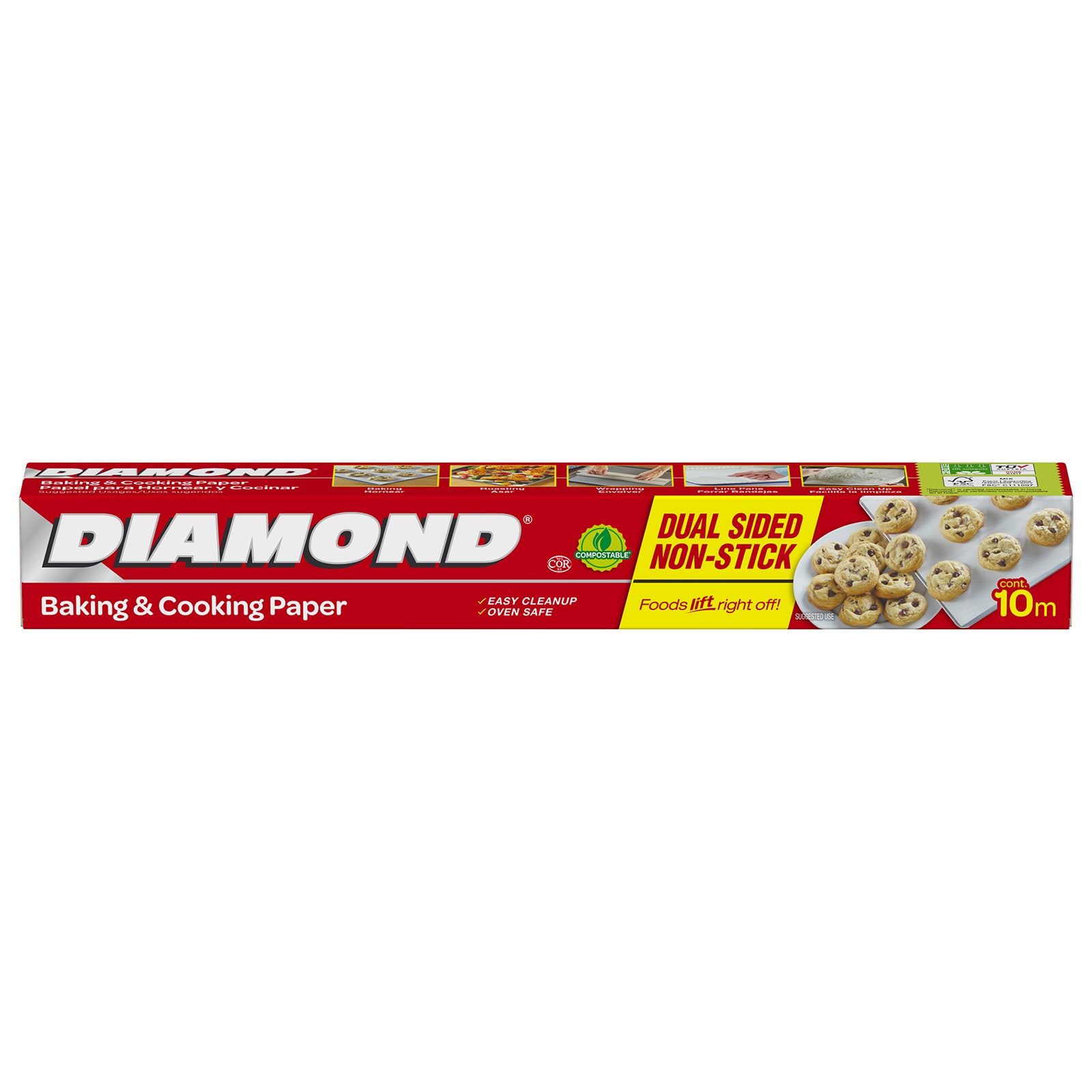 Diamond Baking and Cooking Paper 10m 1pack