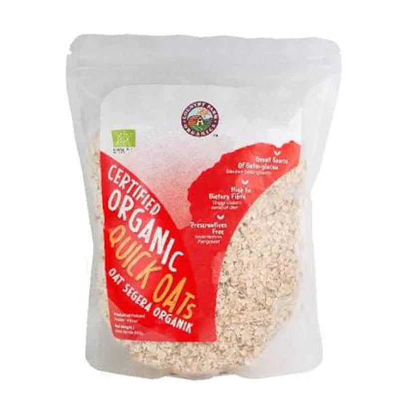 Country Farm Organic Quick Oats 500g