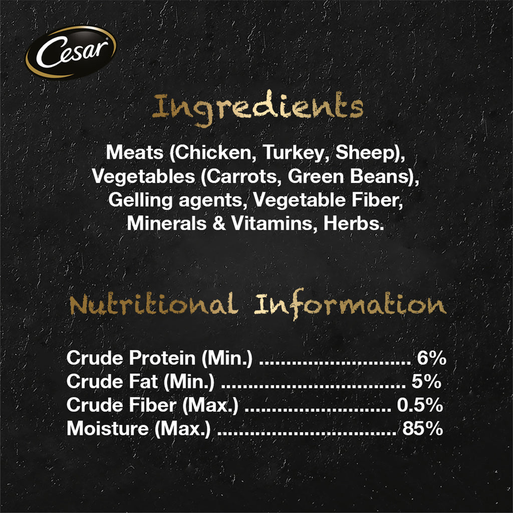 Cesar Naturally Crafted Australian Turkey Dog Food 85g