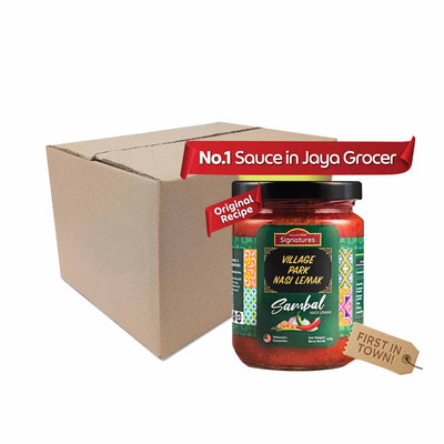 Grab Signatures Village Park Nasi Lemak Original Sambal Jar 225g