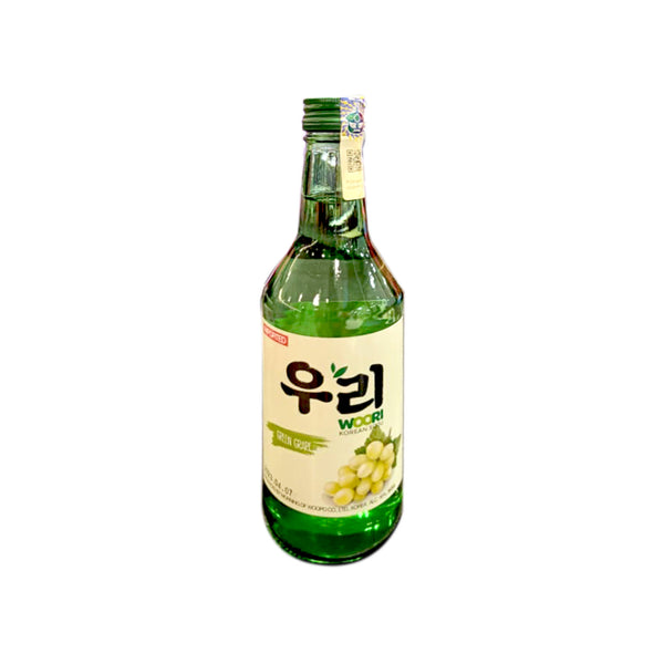Woori Korean Soju Green Grape 16% 360ml (highest price)