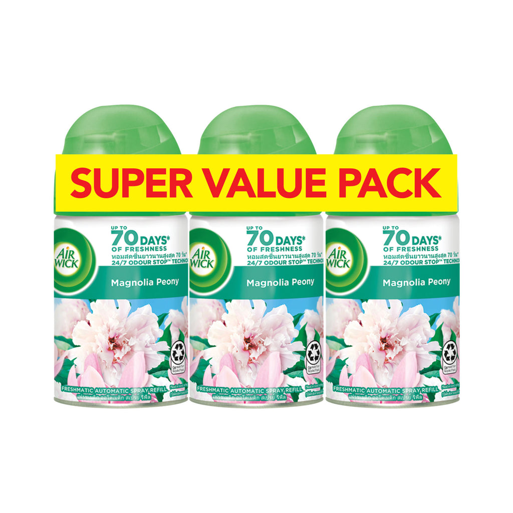 Air Wick Freshmatic Max Base Fragrance Refills 2+1 Magnolia 250ml