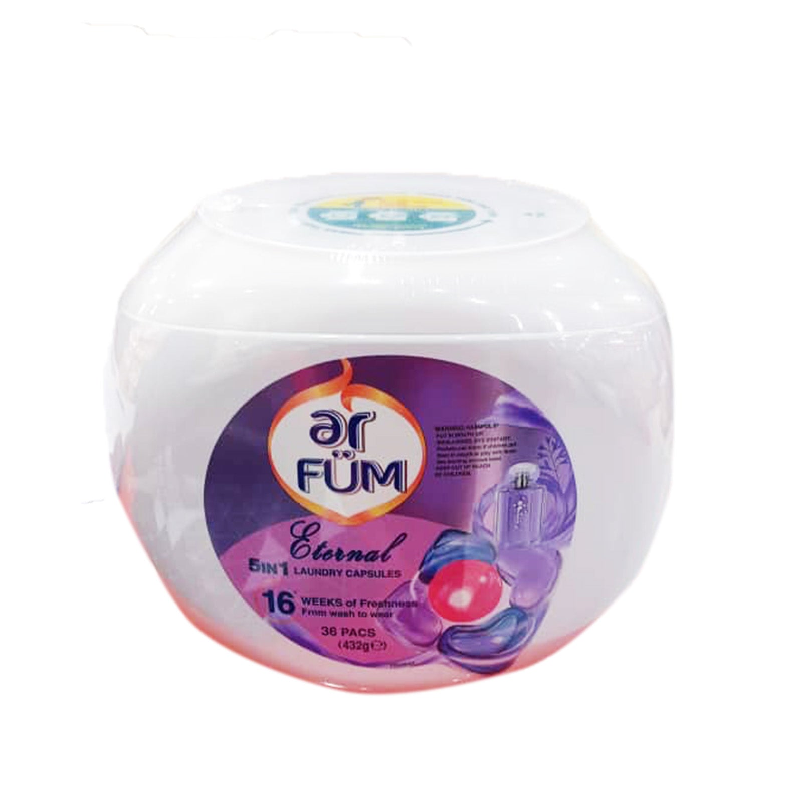 Ar Fum 5 In 1 Laundry Capsules Eternal 36pcs/pack