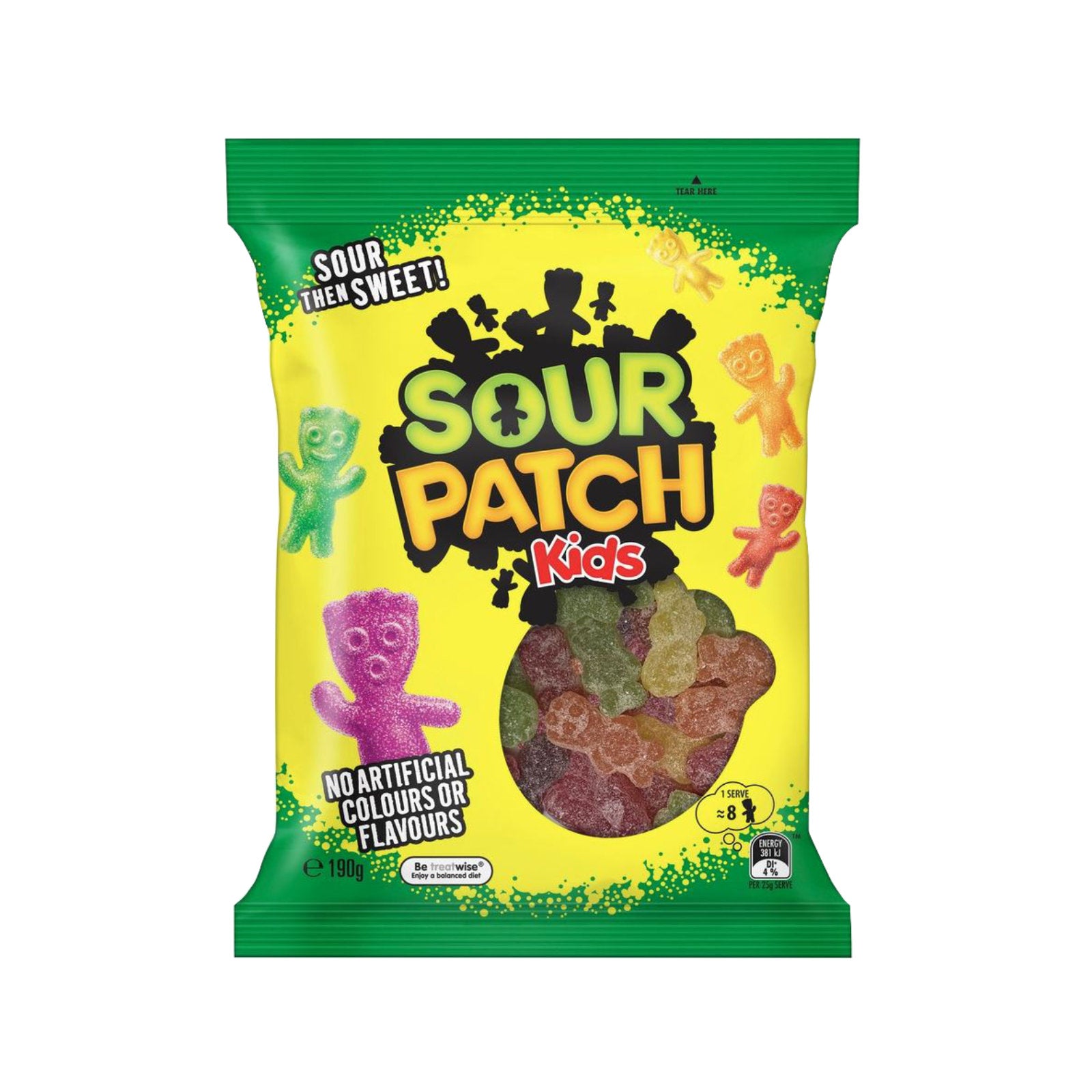 Sour Patch Lollies Kids Candies 190g