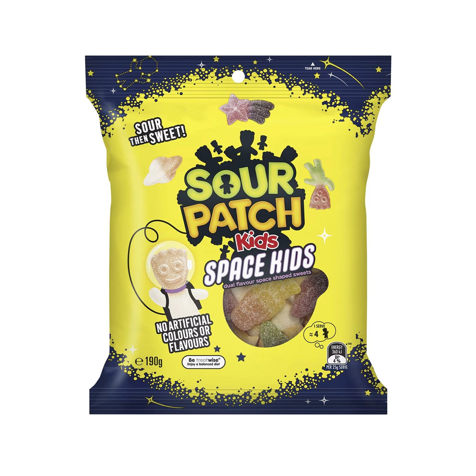 Sour Patch Space Kids Lollies 190g