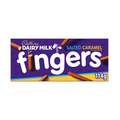 Cadbury Salted Caramel Fingers 114g