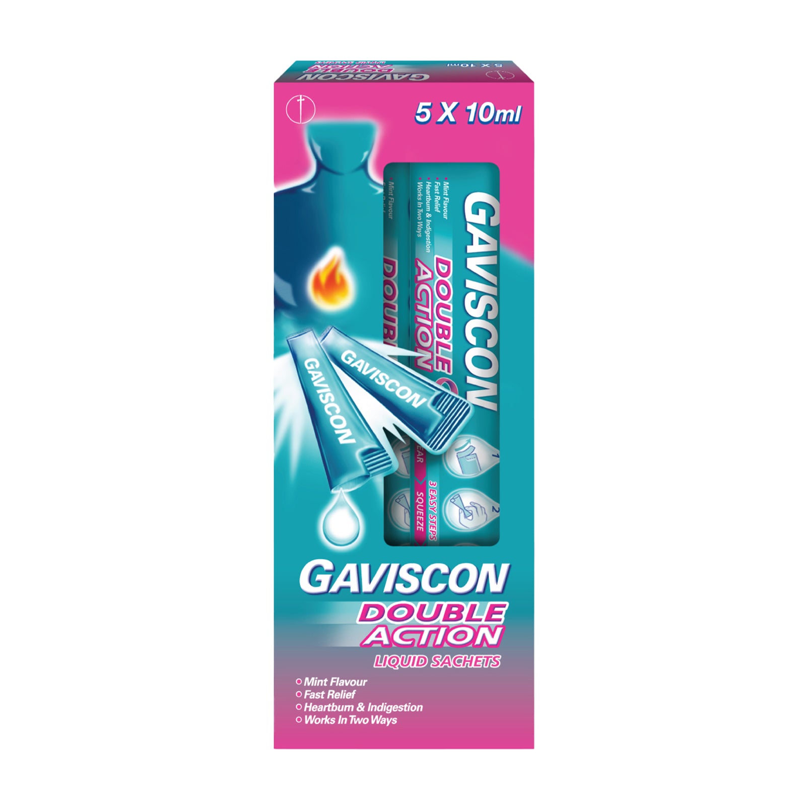 Gaviscon Double Action Liquid Sachet 10ml