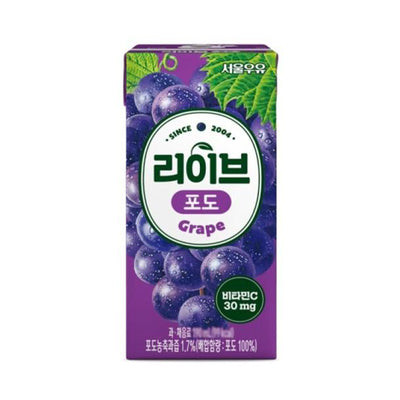 Seoul Milk Live Grape Juice 190ml