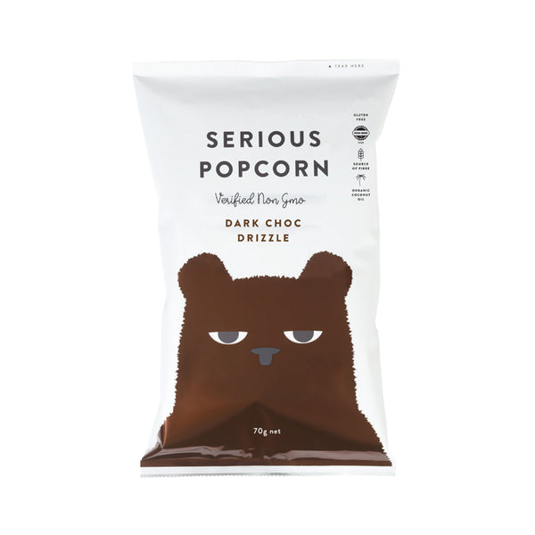 Serious Popcorn Dark Chocolate Drizzle 70g