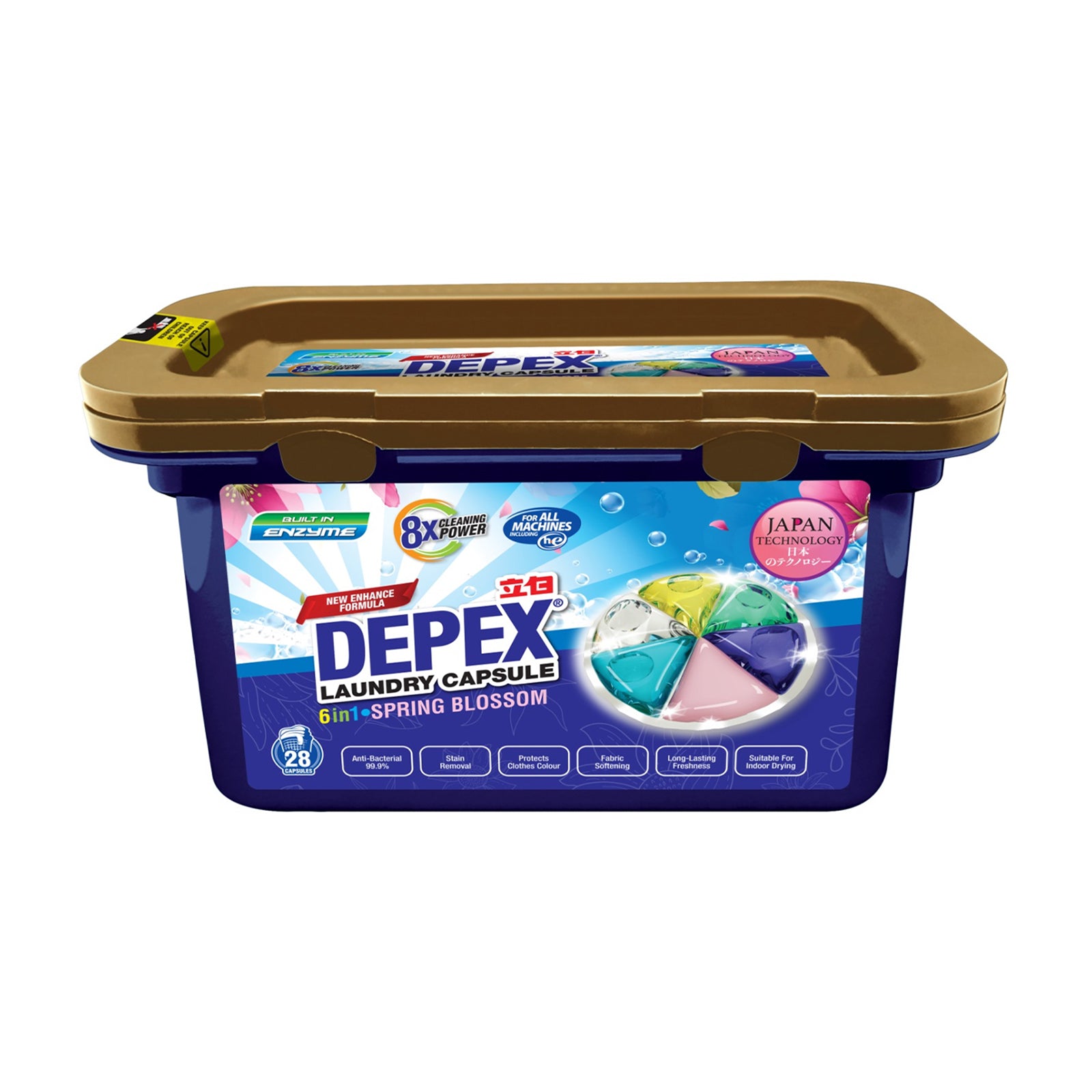 Depex Laundry Capsules 8g x 8