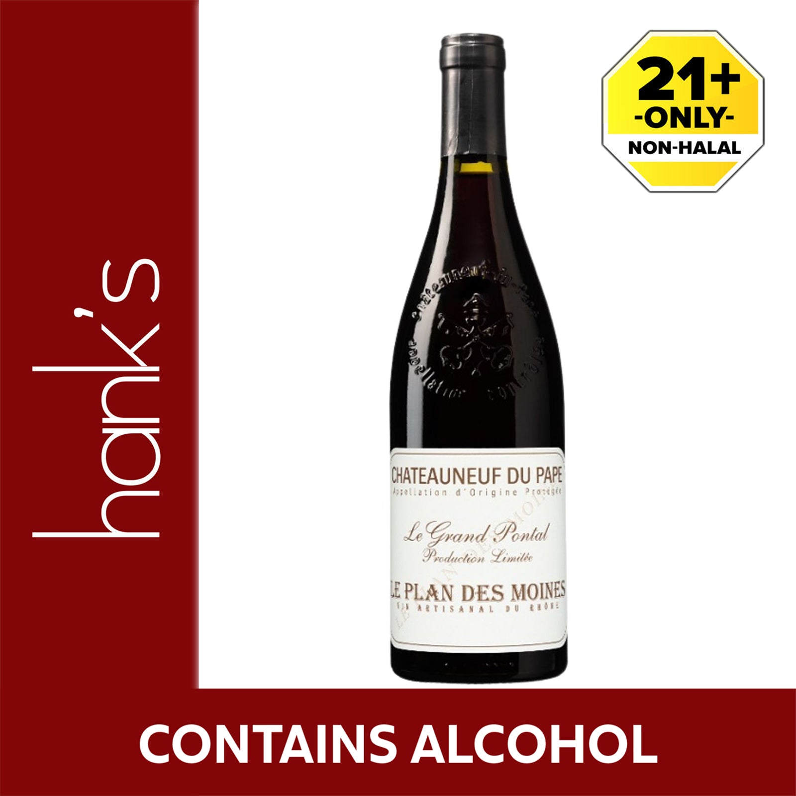Le Plan De Moines Chateauneuf Du Pape Grand Pontal 750ml