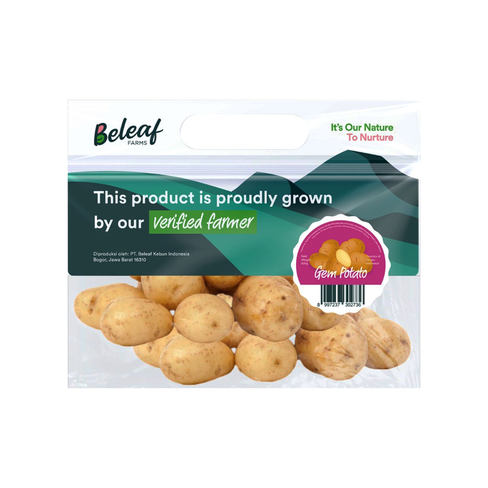 Beleaf Gem Potato (Indonesia) 500g