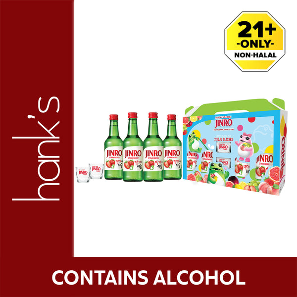 Jinro Strawberry Giftpack 360ml x 4