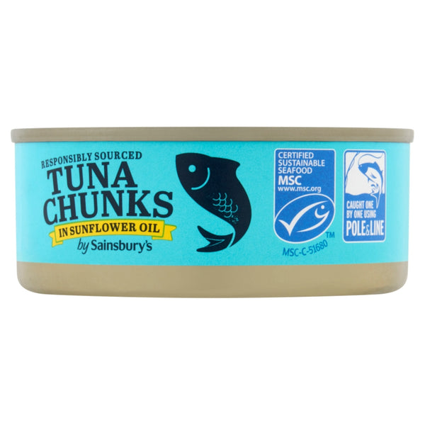 Sainsburys Tuna Chunks In Sunflower Oil 145g (highest price)