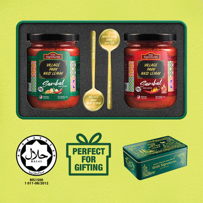 Grab Signatures Village Park Nasi Lemak Sambal Giftbox 1 set