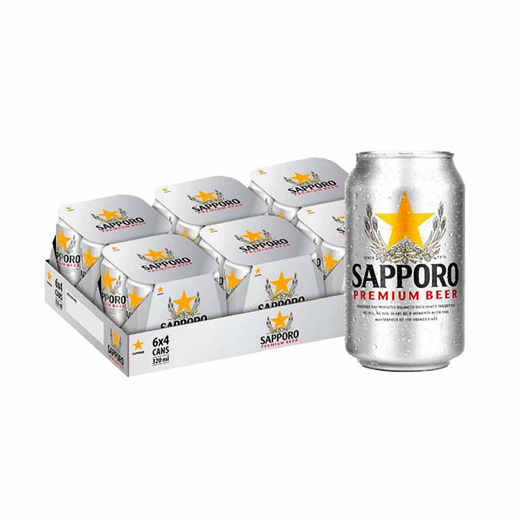 Sapporo Beer Can 320ml