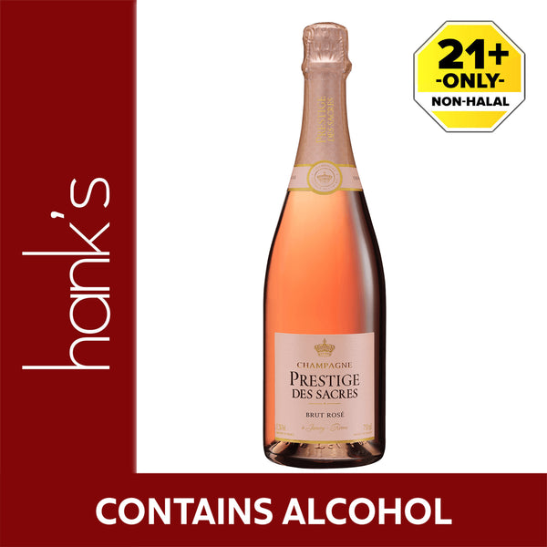 Champagne Prestige De Sacres Brut Rose 750ml