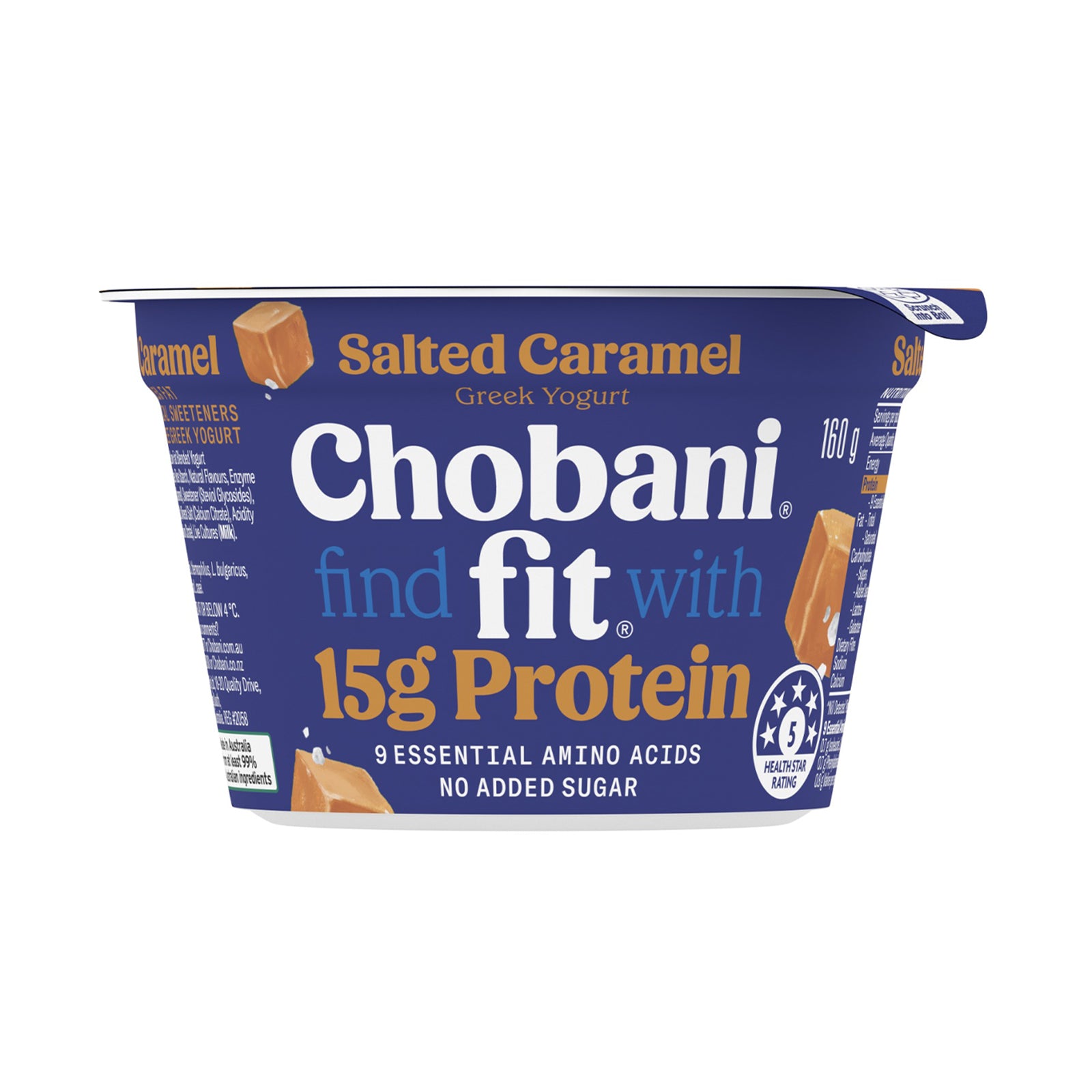 Chobani Fit Salted Caramel Greek Yogurt 160g