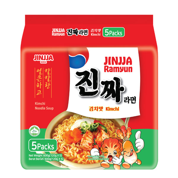 Jinjja Ramyun Kimchi 120g x 5 (highest price)