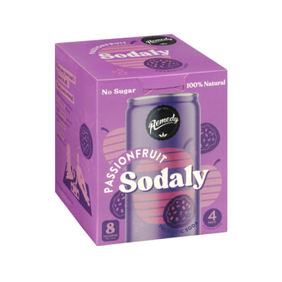 Remedy Sodaly Preb Soda Passionfruit 250ml