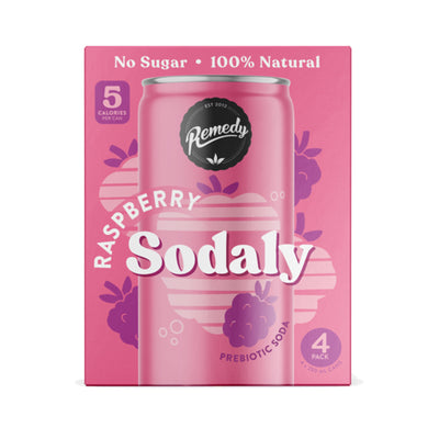 Remedy Sodaly Prebiotic Soda Raspberry 250ml