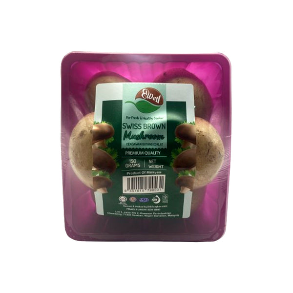 Frais Funghi Mushroom Swiss Brown (Malaysia) 150g (highest price)