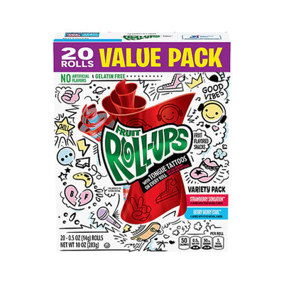 Betty Crocker Fruit Roll Ups Strawberry and Berry Berry 283g