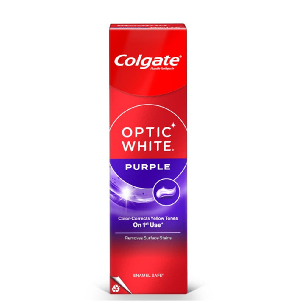 Colgate Optic White Purple Toothpaste 100g