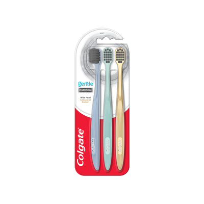 Colgate Gentle Charcoal Toothbrush 3pcs/pack