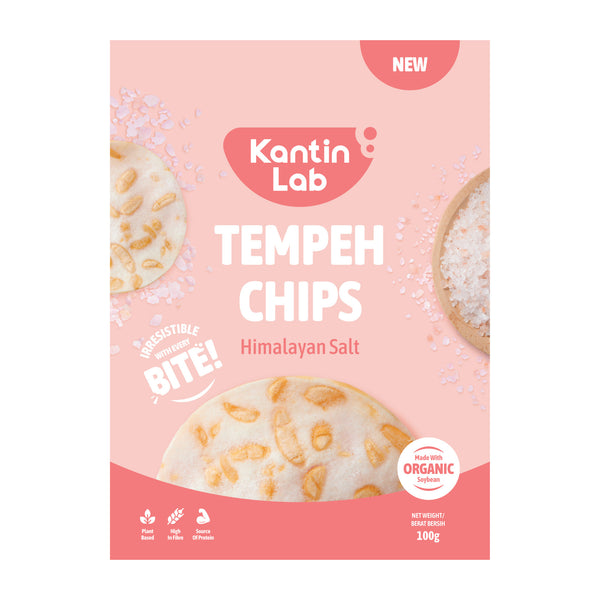 Kantin Lab Himalayan Salt Flavoured Tempeh Chip 100g