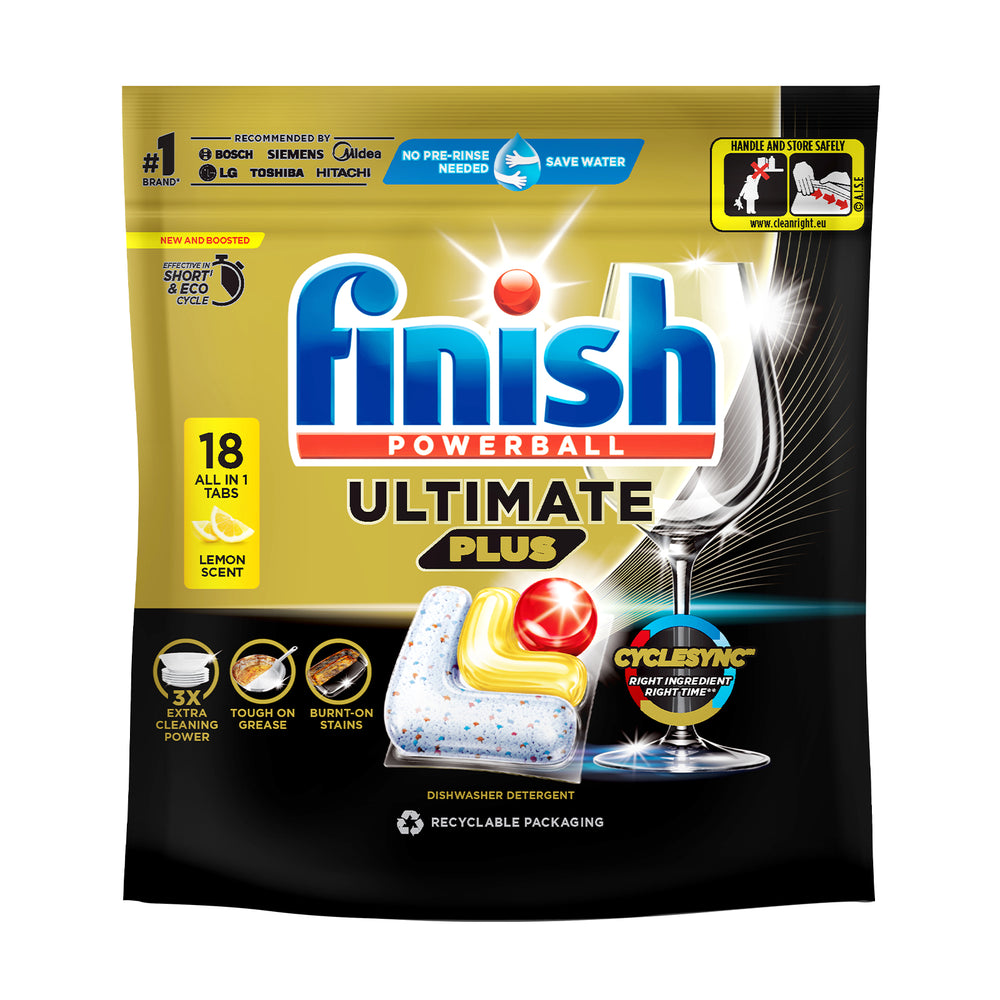 Finish Ultimate Plus Lemon Tablet 18ea