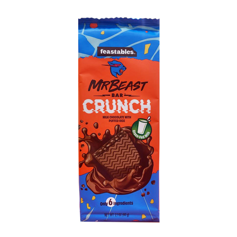 Feastables Mrbeast Milk Crunch Bar 60g