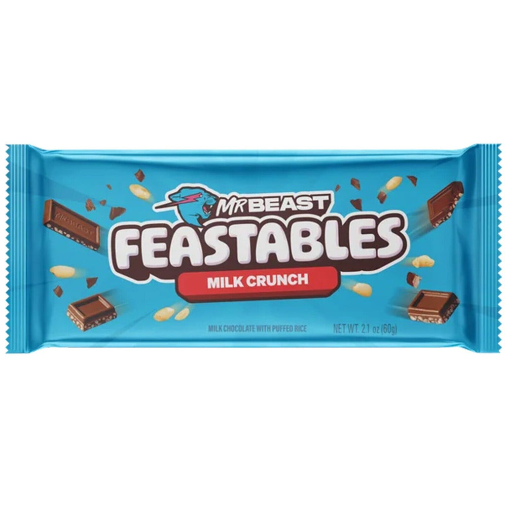 Feastables Mrbeast Milk Crunch Bar 60g