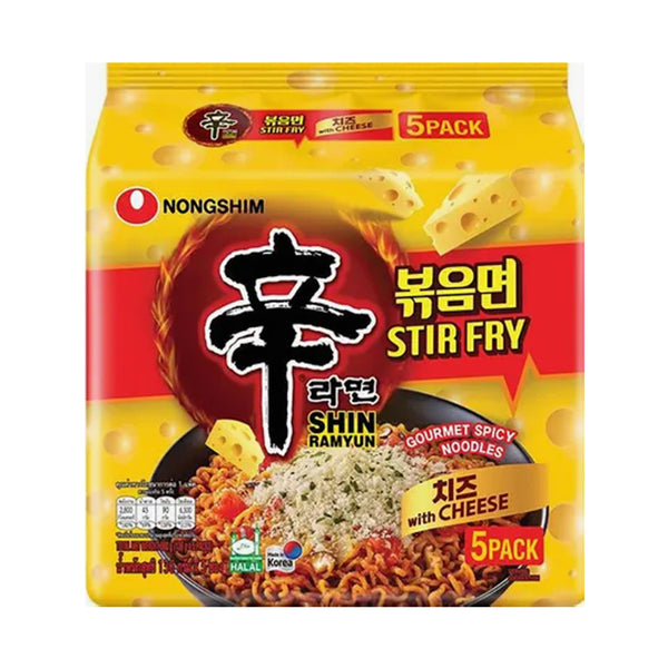 Nongshim Stir Fry Cheese Ramyun 136g x 5 (highest price)