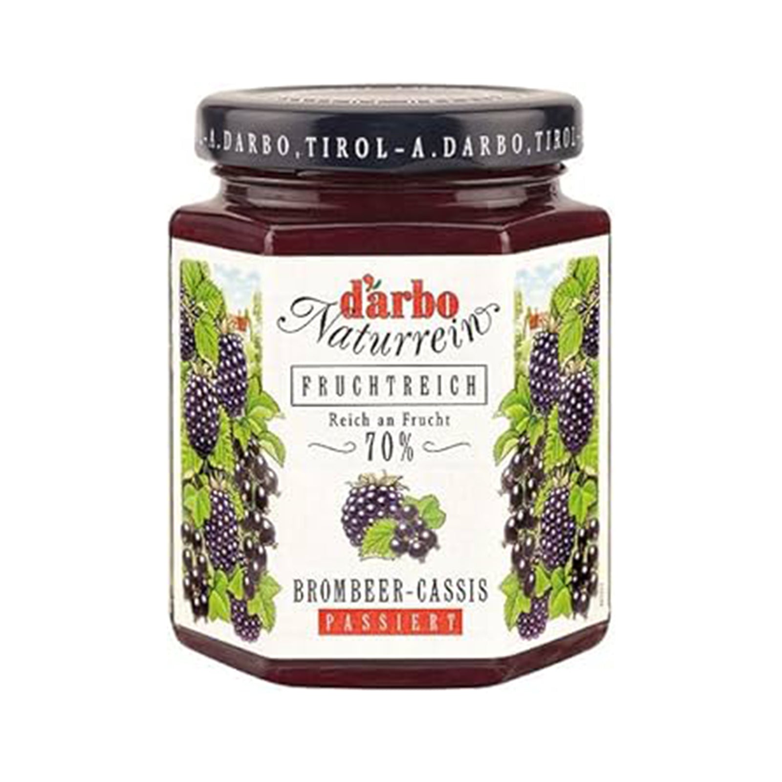 Darbo 70% Blackberry & Black Currant Jam 200g