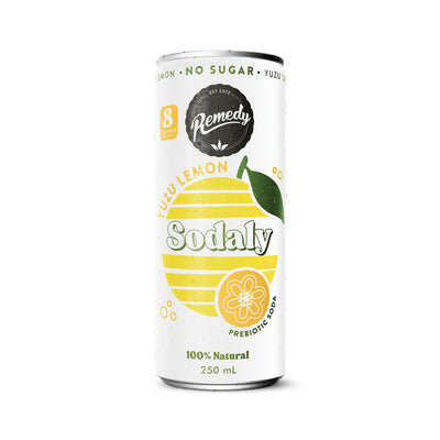 Remedy Sodaly Prebiotic Yuzu Lmon 250ml